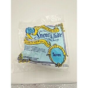 Disney 1992 McDonald’s Happy Meal Toy – Snow White Sleepy Dwarf (Sealed)